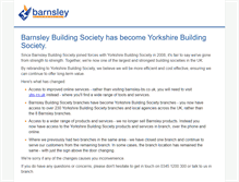 Tablet Screenshot of barnsley-bs.co.uk